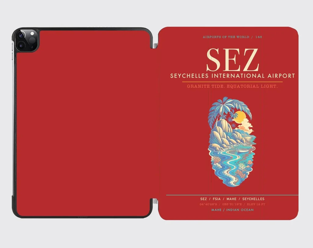 Seychelles International Airport SEZ - Granite Tide Canopy - Red