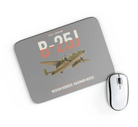 Thumbnail for B-25J Mitchell design on gray rectangle mouse pad