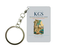 Thumbnail for Kos Island International Airport (KGS) design on light gray key chain