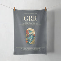 Thumbnail for Gerald R. Ford International Airport Grand Rapids (GRR) design on gray towel