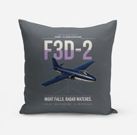 Thumbnail for F3D-2 Skyknight design on gray pillow