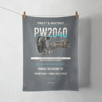 Thumbnail for PW2040 design on gray towel