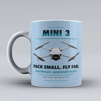Thumbnail for Mini 3 Mug design on light blue dji