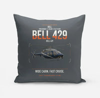 Thumbnail for Bell 429 design on gray pillow