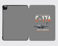 Thumbnail for C-17A Globemaster III design on gray ipad tablet case