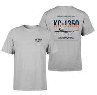 Thumbnail for KC-135Q Blackbird Tanker design on light gray double-side t-shirt, double-side print