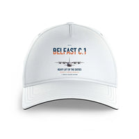 Thumbnail for Short Belfast C.1 design on white printed hat