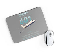 Thumbnail for Bombardier Challenger 601 design on gray rectangle mouse pad