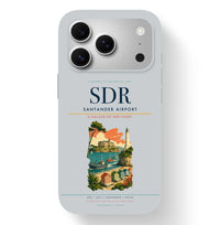Thumbnail for Santander Airport (SDR) design on light gray iPhone 17 Pro MagSafe case