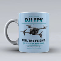 Thumbnail for FPV Mug design on light blue dji