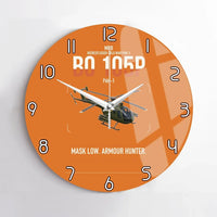 Thumbnail for MBB BO 105P PAH-1 design on orange no frame wall clock