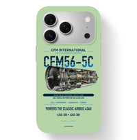 Thumbnail for CFM56-5C Case design on light green iphone case