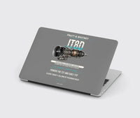 Thumbnail for JT8D design on gray MacBook case