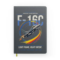 Thumbnail for F-16C Fighting Falcon design on gray notebook