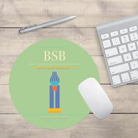Thumbnail for Brasilia - Presidente Juscelino Kubitschek International Airport BSB Mouse-Pad Round - Light Green