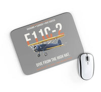 Thumbnail for F11C-2 Goshawk Dive from the High Hat design on gray rectangle mouse pad