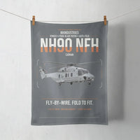 Thumbnail for NHIndustries NH90 NFH Caïman design on gray towel