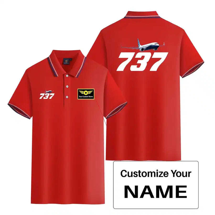 Customisable Boeing 737 Polo Shirt - view 11