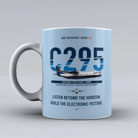 Thumbnail for C295 SIGINT Mug design on light blue airbus