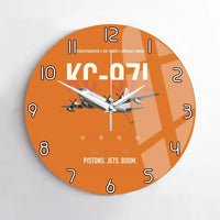 Thumbnail for KC-97L STRATOFREIGHTER design on orange no frame wall clock