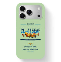 Thumbnail for Canadair CL-415EAF design on light green magsafe iphone case, for iPhone 17 Pro