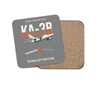 Thumbnail for KA-3B Skywarrior design on gray 1 piece coaster
