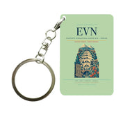 Thumbnail for Zvartnots International Airport EVN — Yerevan Key Chain design on light green key chain