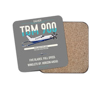 Thumbnail for Daher TBM 900 design on gray 1 piece coaster