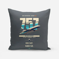 Thumbnail for Boeing 757-200 design on gray pillow