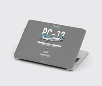 Thumbnail for Pilatus PC-12 PRO design on gray MacBook case
