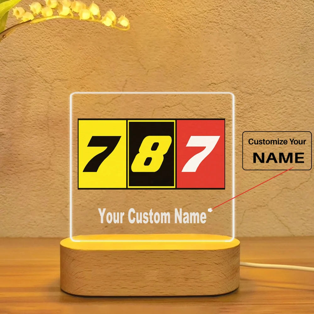 Flat Colourful 787 Designed Night Lamp - view 11