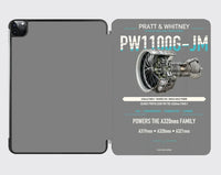 Thumbnail for PW1100G-JM design on gray ipad tablet case