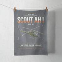 Thumbnail for Westland Scout AH1 design on gray towel