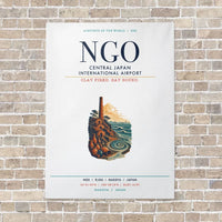 Thumbnail for Central Japan International Airport NGO vertical canvas print - no frame - white background