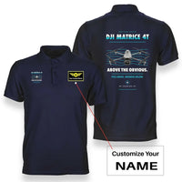 Thumbnail for DJI Matrice 4T design on navy blue polo with custom name badge