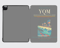 Thumbnail for Greater Moncton International Airport (YQM) design on gray ipad tablet case