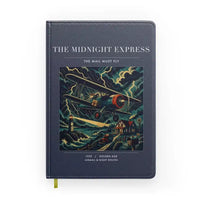 Thumbnail for VINTAGE G4033 - The Midnight Express - Designed Notebooks design on navyblue