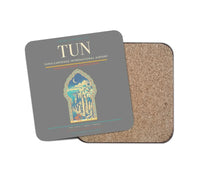 Thumbnail for Tunis-Carthage International Airport (TUN) design on gray 1 piece coaster