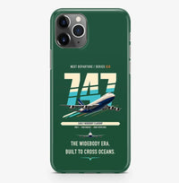 Thumbnail for Boeing 747-200B design on dark green magsafe iphone case