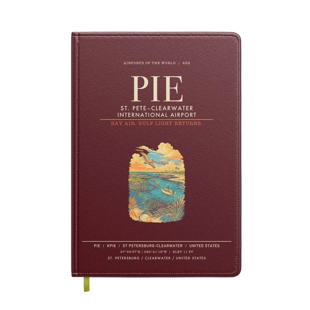 St. PeteClearwater International Airport PIE - Dark Red
