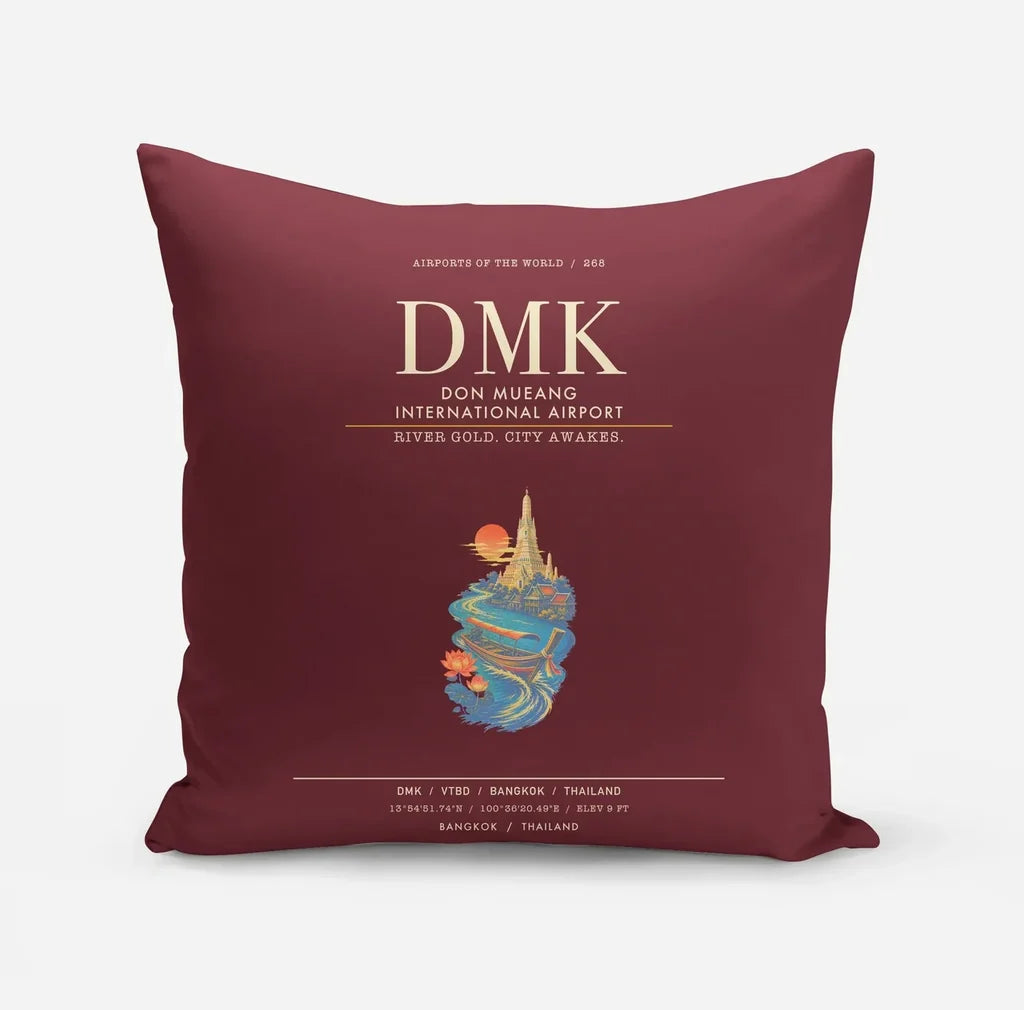 Don Mueang International Airport Bangkok DMK - Dark Red