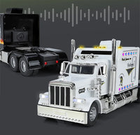 Thumbnail for 1:24 Peterbilt 389 Tractor Trailer Toy Truck - view 12