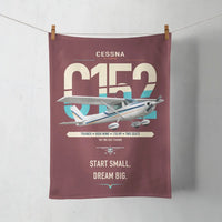 Thumbnail for Cessna 152 design on dark red towel