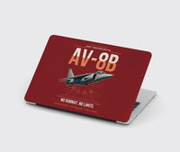 Thumbnail for AV-8B Harrier II design on dark red MacBook case