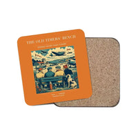 Thumbnail for The Old Timers' Bench - Designed Coasters design on orange 1-piece