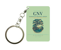 Thumbnail for Gainesville Regional Airport (GNV) design on light green key chain