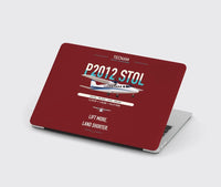 Thumbnail for Tecnam P2012 STOL design on dark red MacBook case