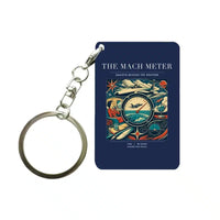 Thumbnail for VINTAGE G4115 - The Mach Meter - Designed Key Chain design on navyblue