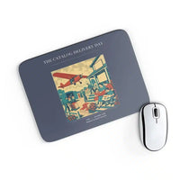 Thumbnail for VINTAGE G4412 - The Catalog Delivery Day - Designed Mouse Pads design on navyblue rectangle
