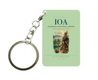 Thumbnail for Ioannina National Airport (IOA) design on light green key chain